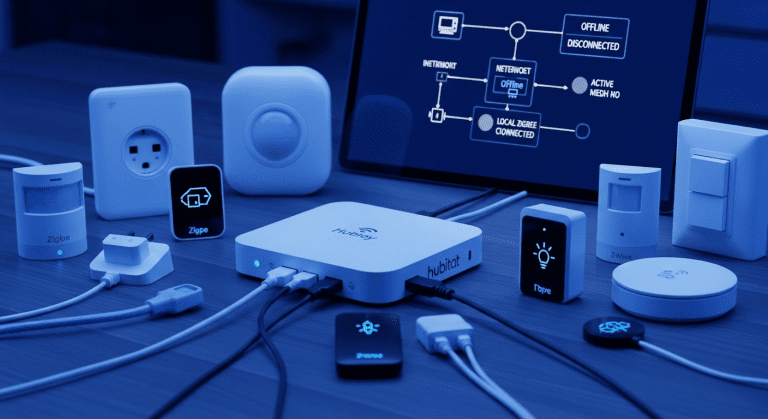 controlar domotica sin internet zigbee vs wifi hub domotica local
