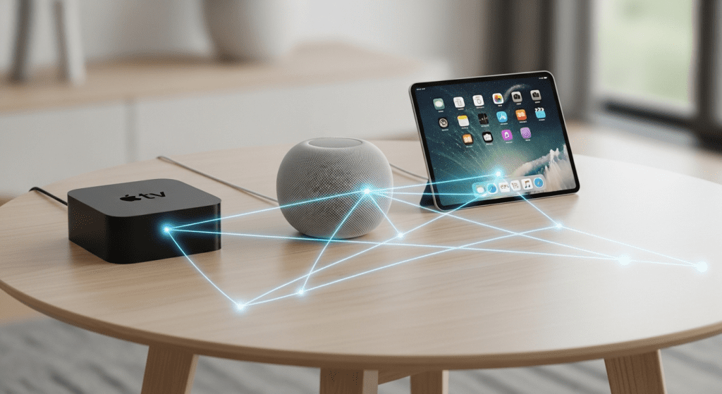 central de accesorios homekit apple tv homepod ipad