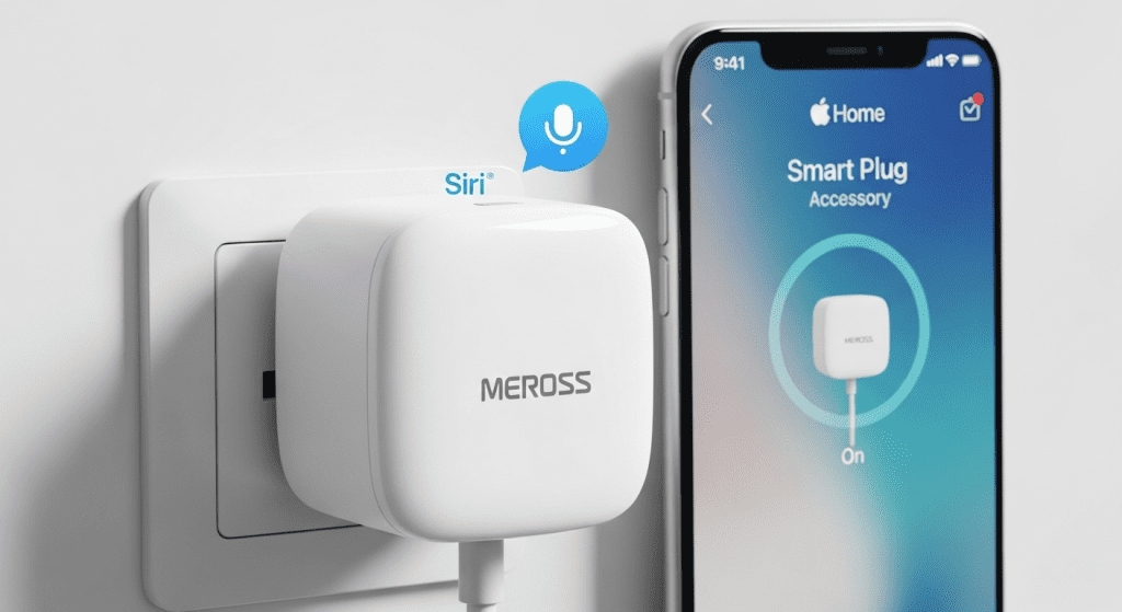 Meross enchufe inteligente compatible HomeKit Siri control por voz iPhone