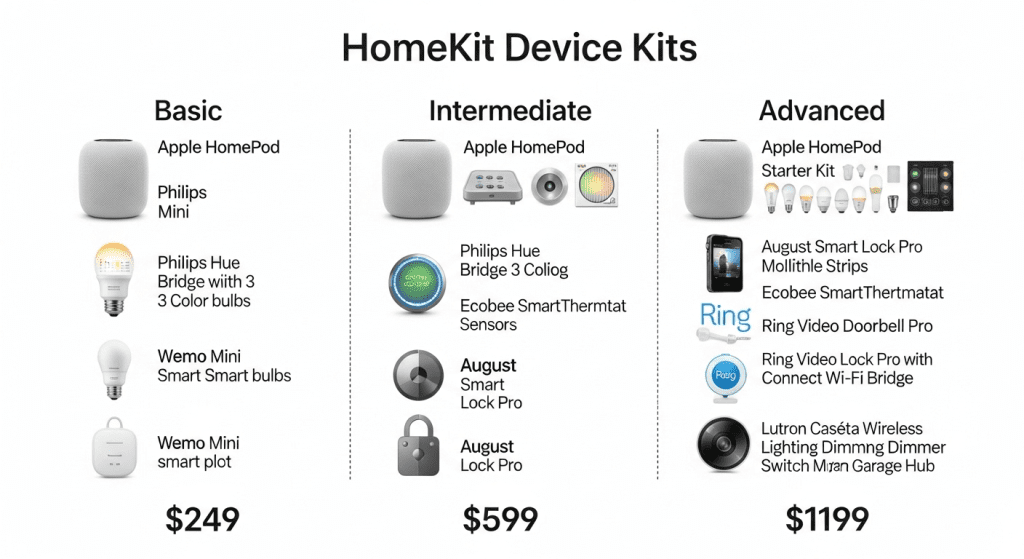 guia apple homekit precios presupuesto kit basico intermedio
