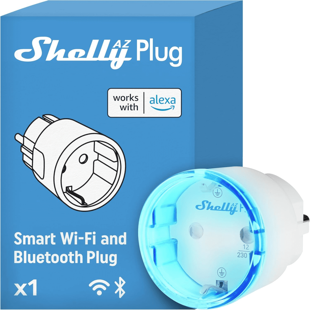 Shelly AZ Plug enchufe inteligente técnico API local medición consumo precisa