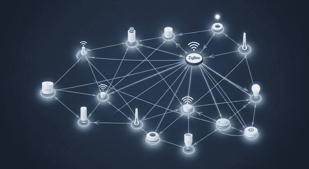 zigbee vs wifi red mesh automatizaciones locales