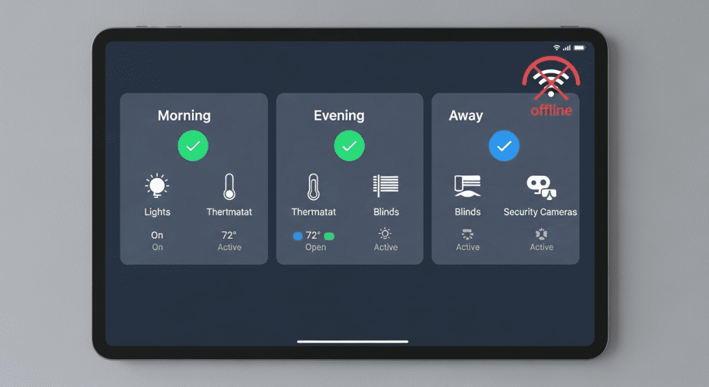 automatizaciones locales controlar domotica sin internet escenas