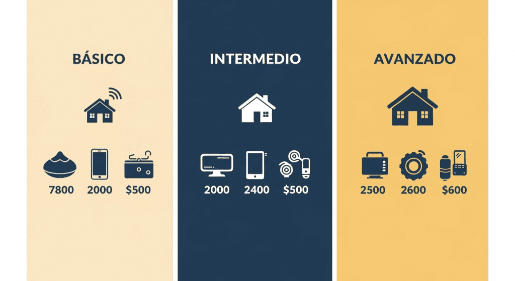 presupuesto controlar domotica sin internet zigbee z-wave costes