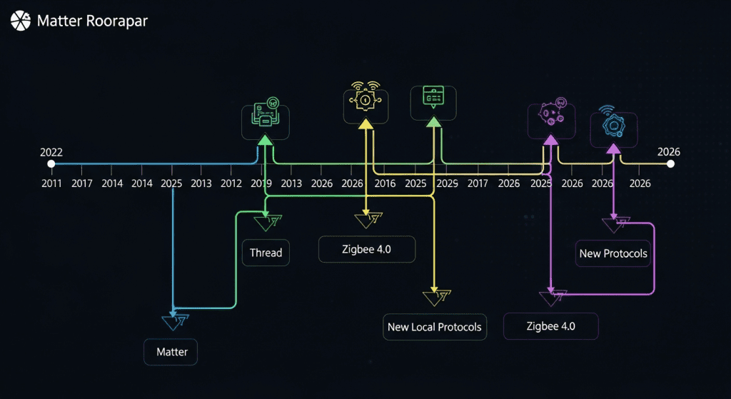 futuro automatizaciones locales matter thread zigbee evolution
