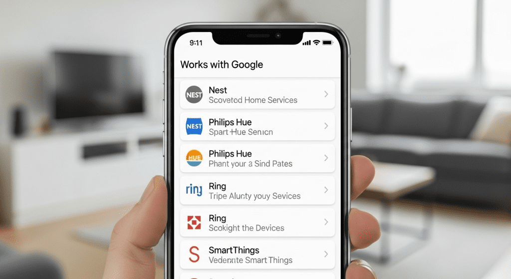 vincular tuya con google home obras con google sección aplicación