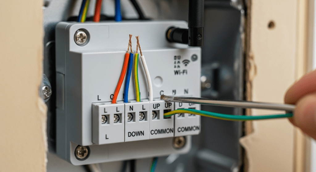 Instalación módulo relay interruptor persiana wifi automatizar persianas
