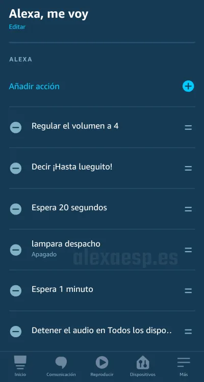Botón 'Añadir condición' en la app de Alexa para crear rutinas condicionales avanzadas
