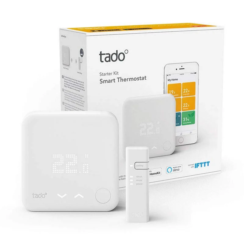 Kit de inicio del termostato inteligente Tado° V3+, la mejor opción para calefacción central